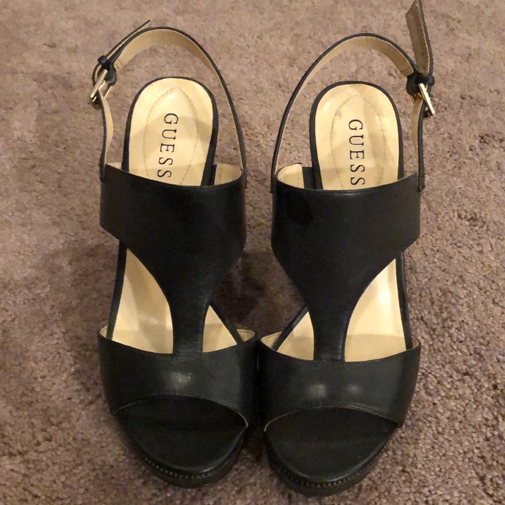 Size 8 “Guess” wedge dress sandal